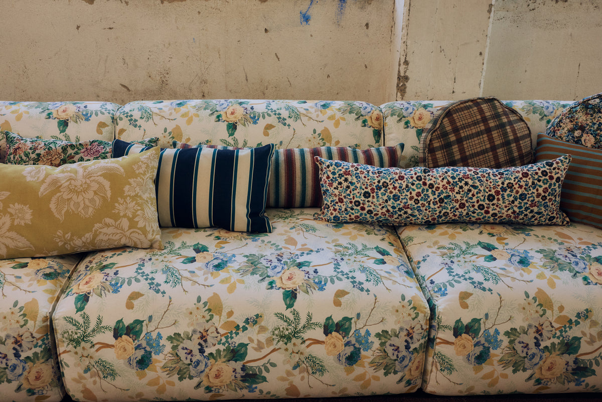 Printed Cushion, Buttercup by HKLIVING, styled campaign shot