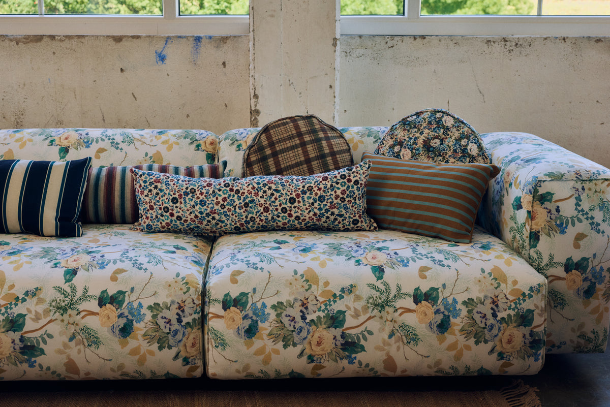 Printed Cushion, Spring by HKLIVING, styled in a Scandinavian interior