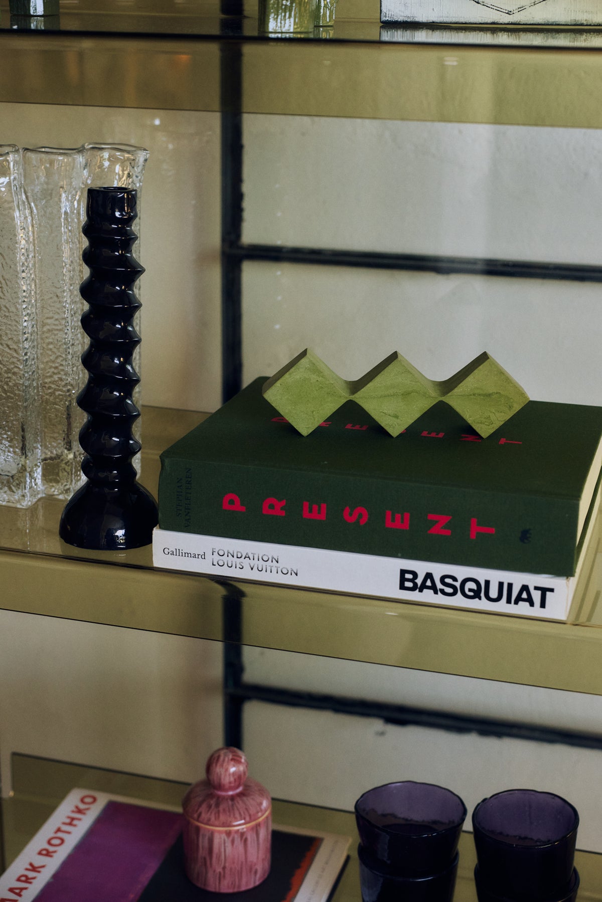 HKLIVING collection campaign styling featuring the Robust Candle Holder in Black