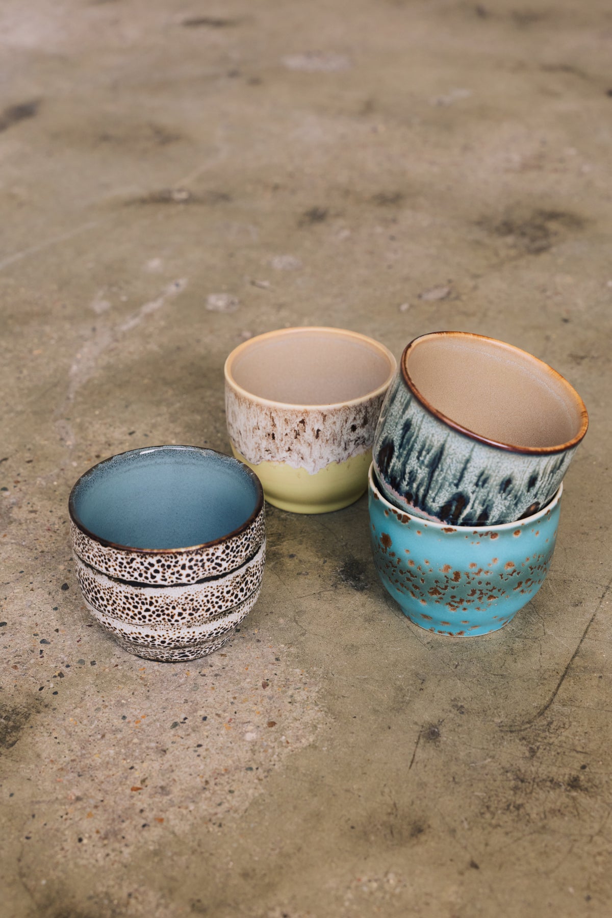 70s Ceramics range styled together including the Abundance café cups