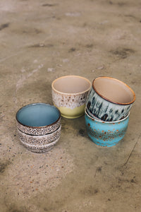 70s Ceramics Café Cup in Brew by HKLIVING, campaign shot