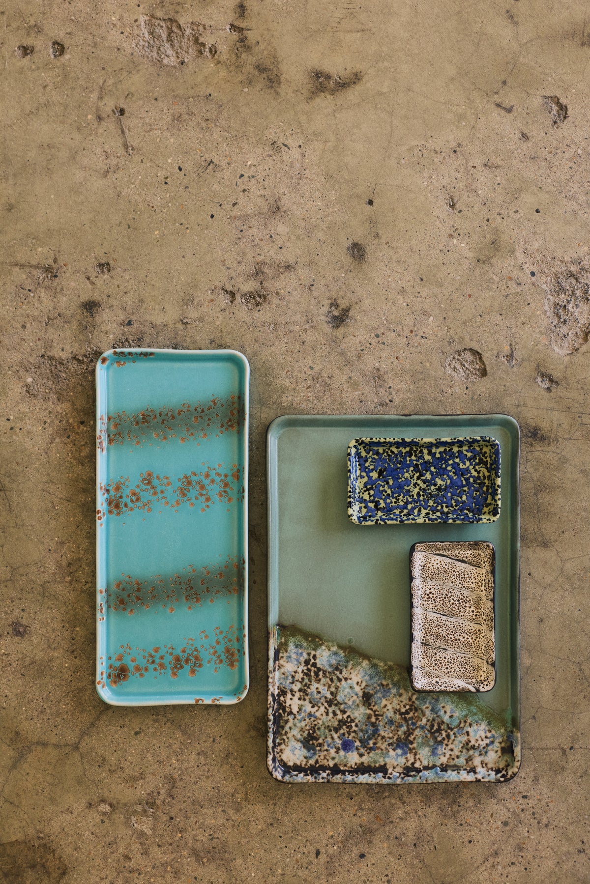 70s Ceramics XS Dish in Noise by HKLIVING, campaign shot