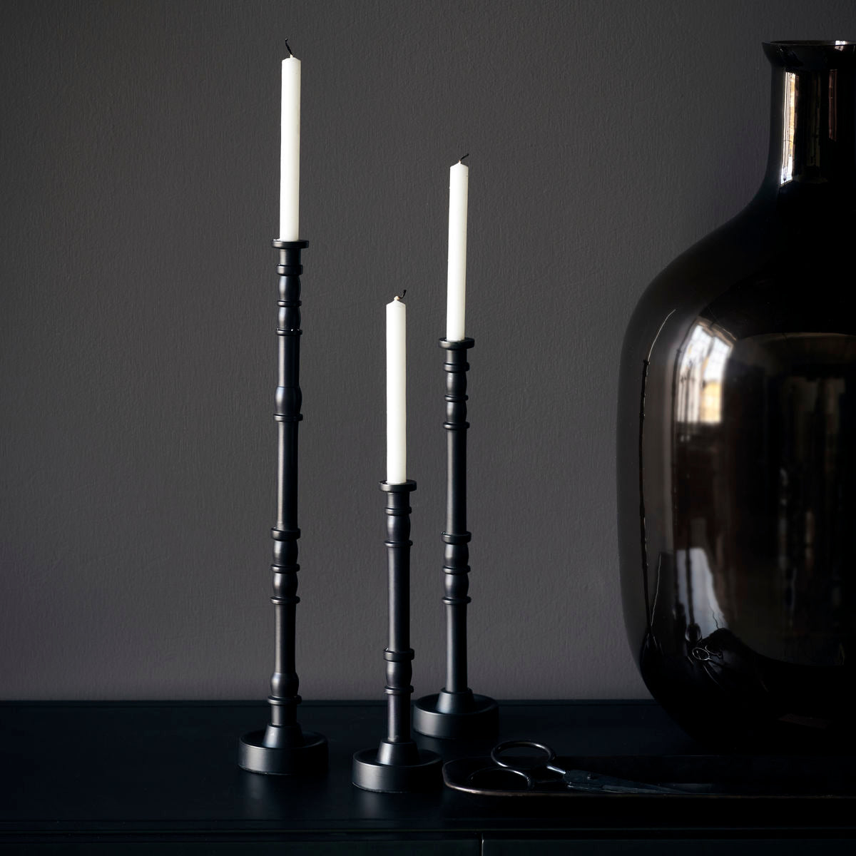 Candle Stand Jersey Brown Black M