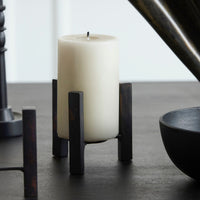 Candle Holder Bejo Antique Brown
