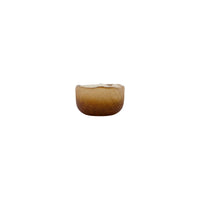 Tealight holder, Crackle, Brown
