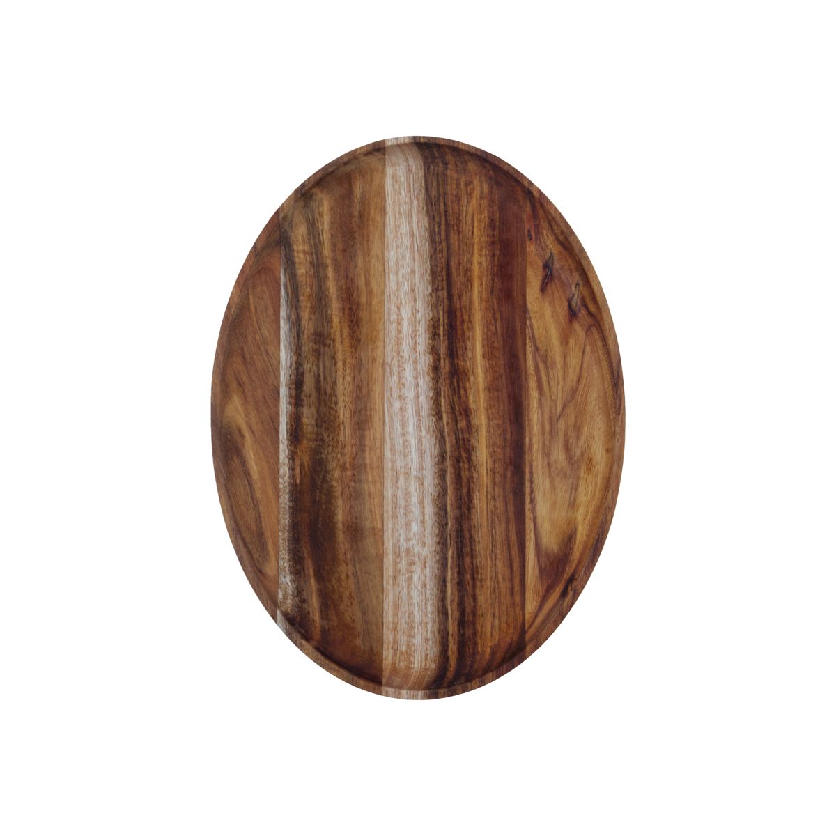 Oval Tray, Acacia, Natural, Woon by House Doctor