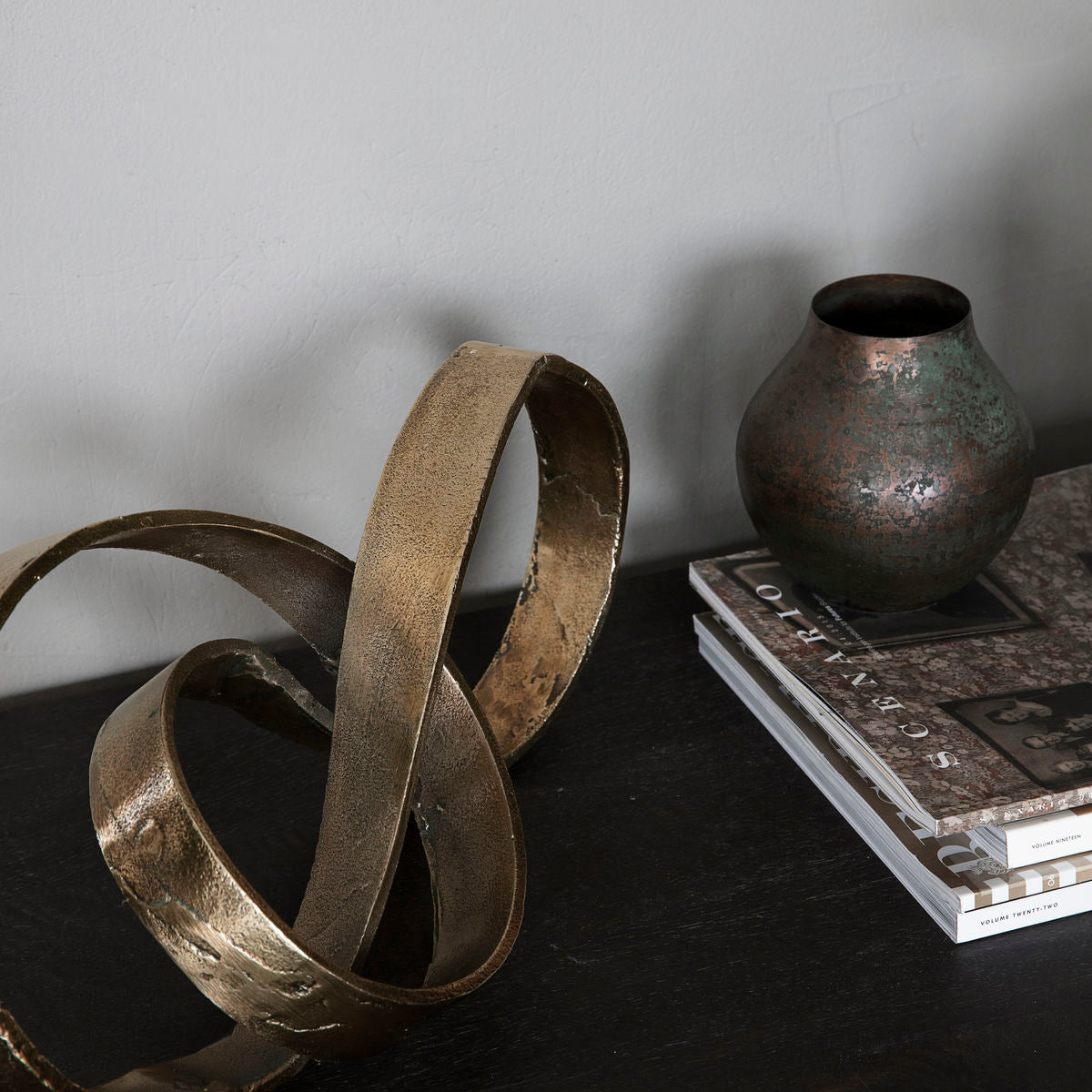 Sculpture on a sideboard