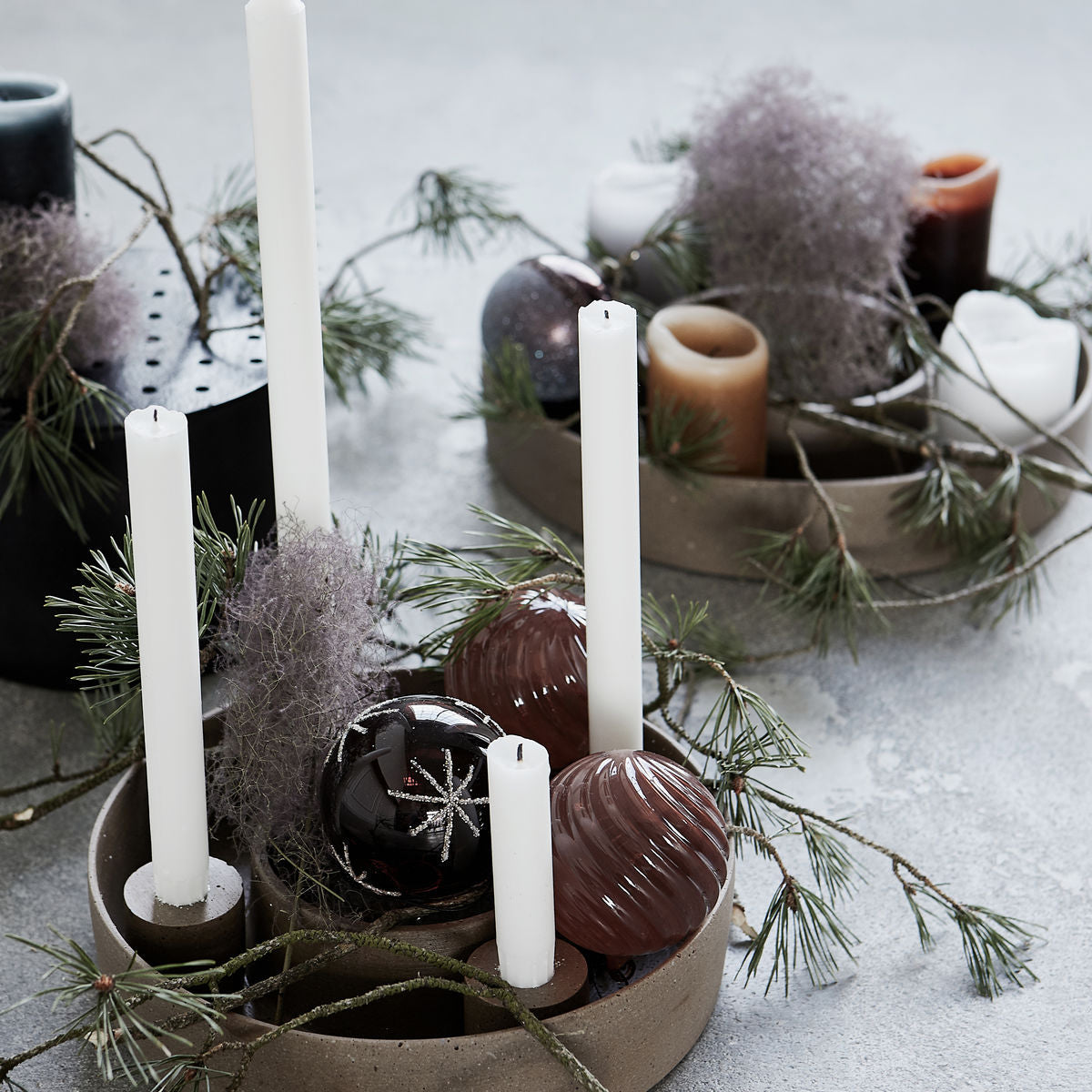 Candle Stand, Daca, Brown