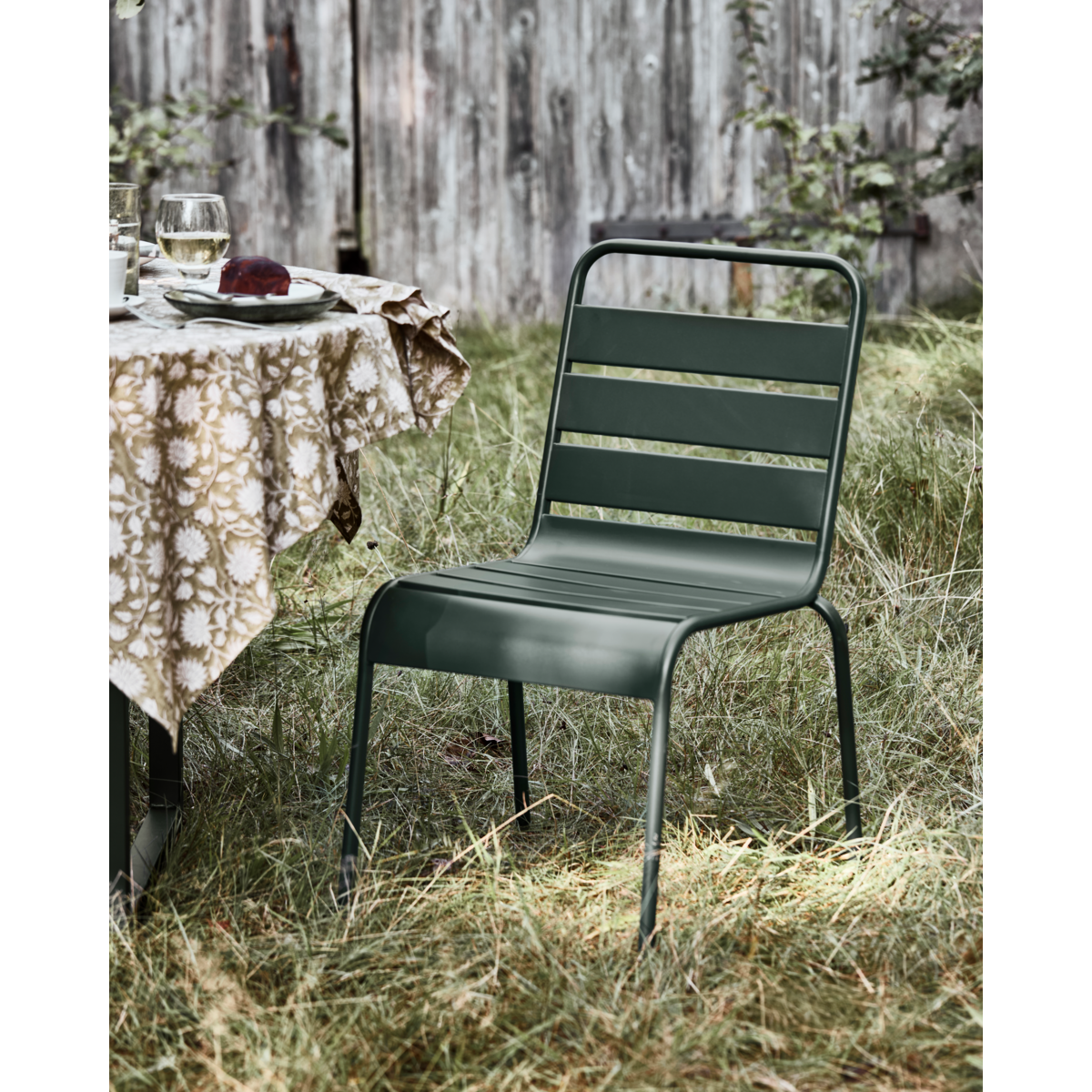 Outdoor Chair – Stackable in Green by House Doctor Set of 2