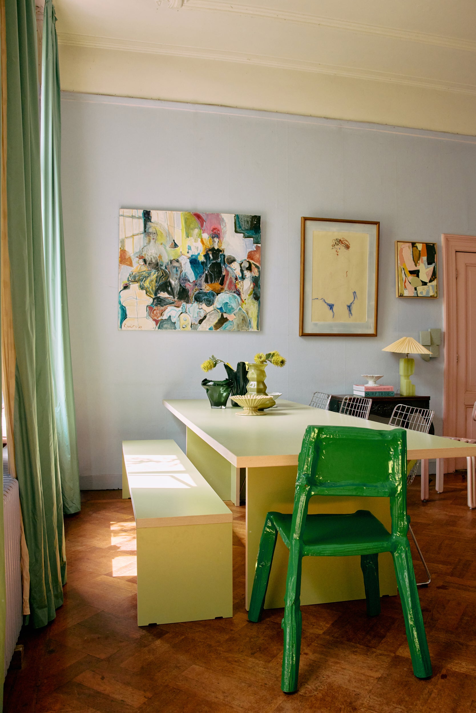 Rectangular Dining Table 220cm by HKLIVING – Statement Style for Sociable Family Spaces