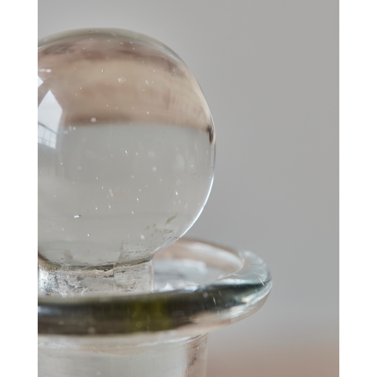 Bell-Shaped Clear Glass Carafe - 300ml by House Doctor