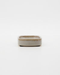 Earthenware Shellish Grey Soap Dish by Meraki