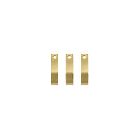 Hook Thapsus Brushed Brass Finish