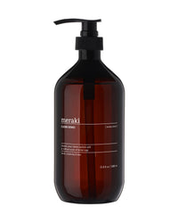 Meraki Herbal Nest dish wash bottle packshot on a plain background