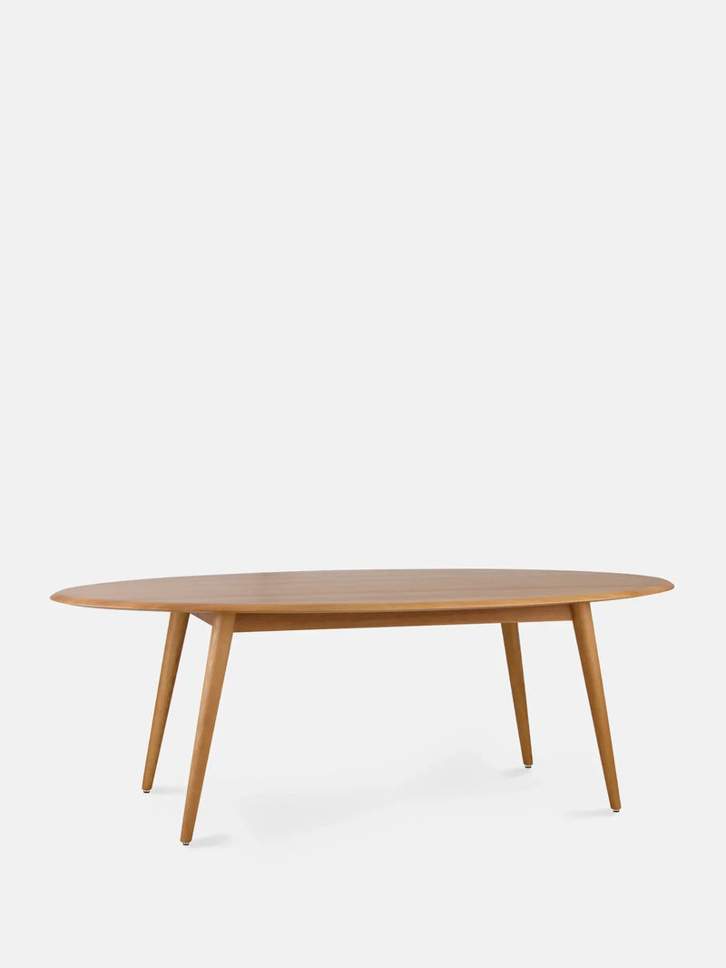 Fox Dining Table Ellipse 220 by 366 Concept in Dark Ash