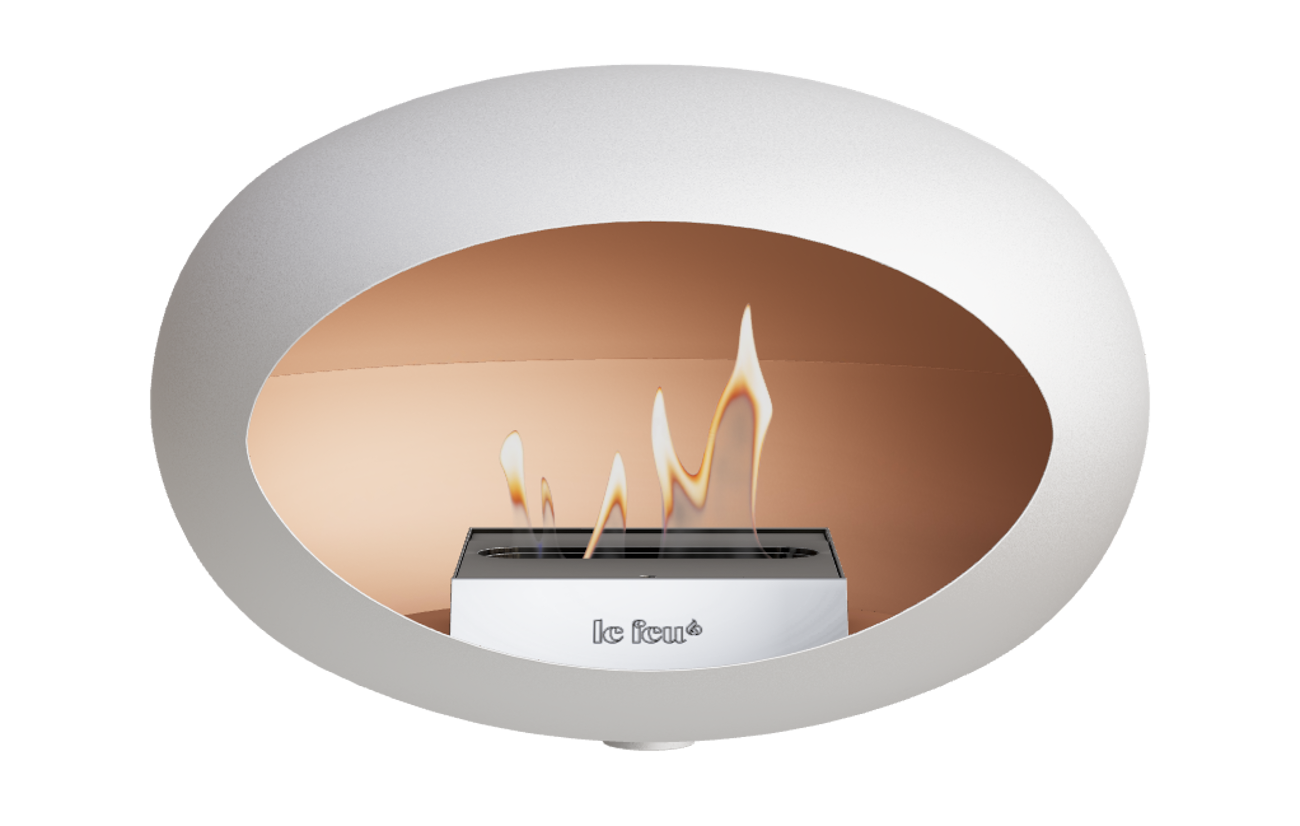 Le Feu Dome Wall – Bioethanol Wall-Mounted Fireplace Classic