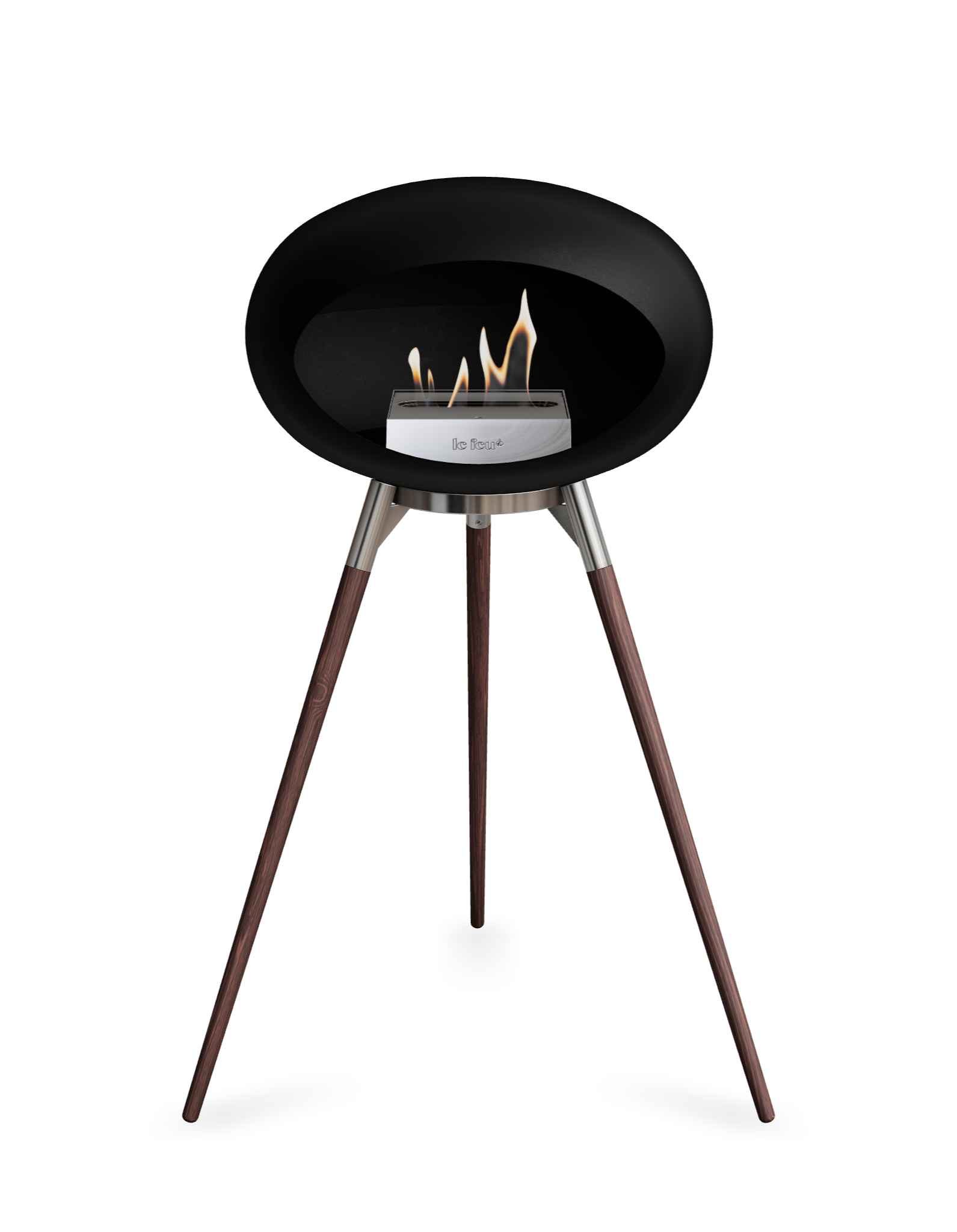 Le Feu Dome Ground High – Freestanding Bioethanol Fireplace (Classic 525)