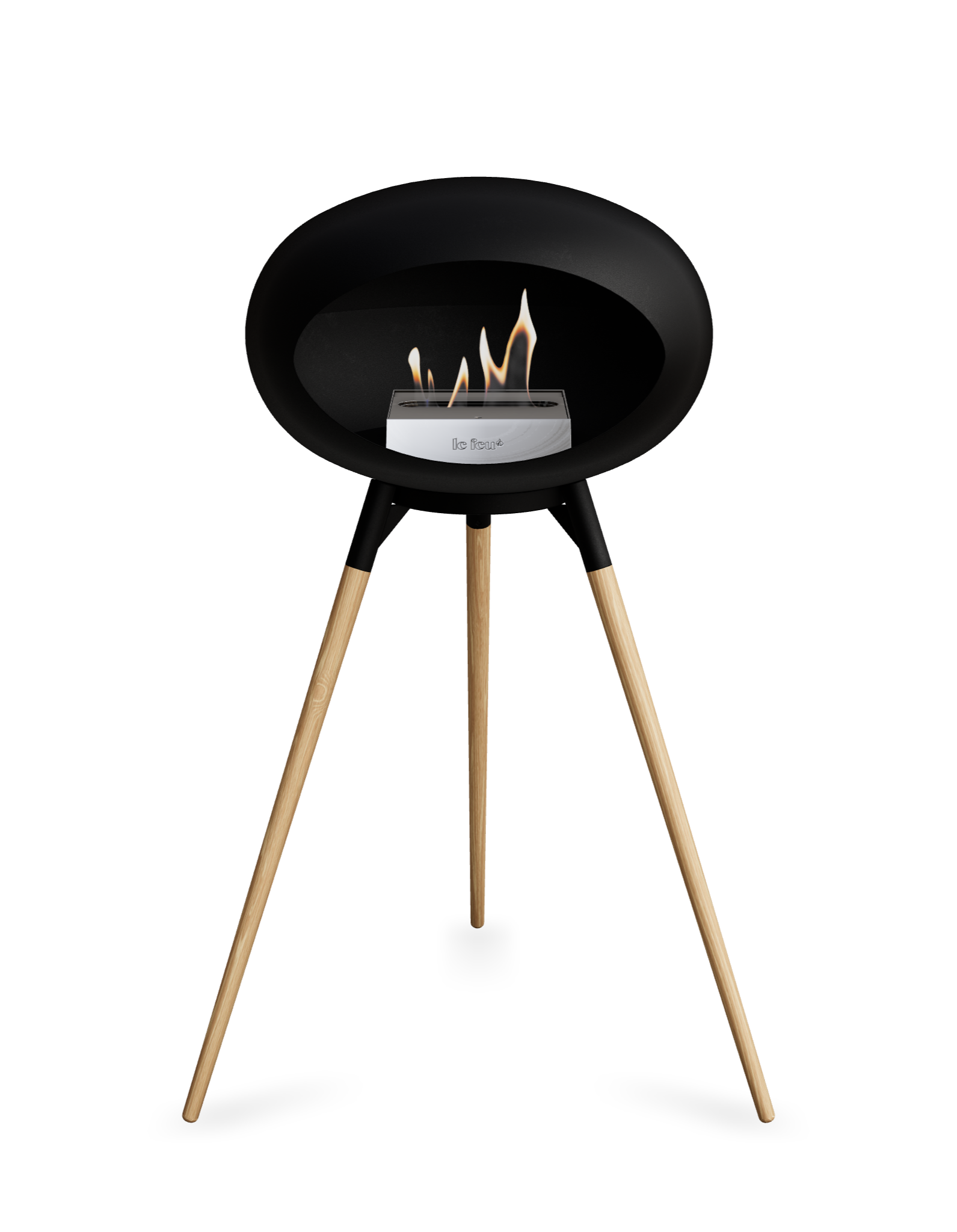 Le Feu Dome Ground High – Freestanding Bioethanol Fireplace (Classic 525)