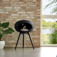 Le Feu Dome Ground Low – Freestanding Bioethanol Fireplace, Classic Size