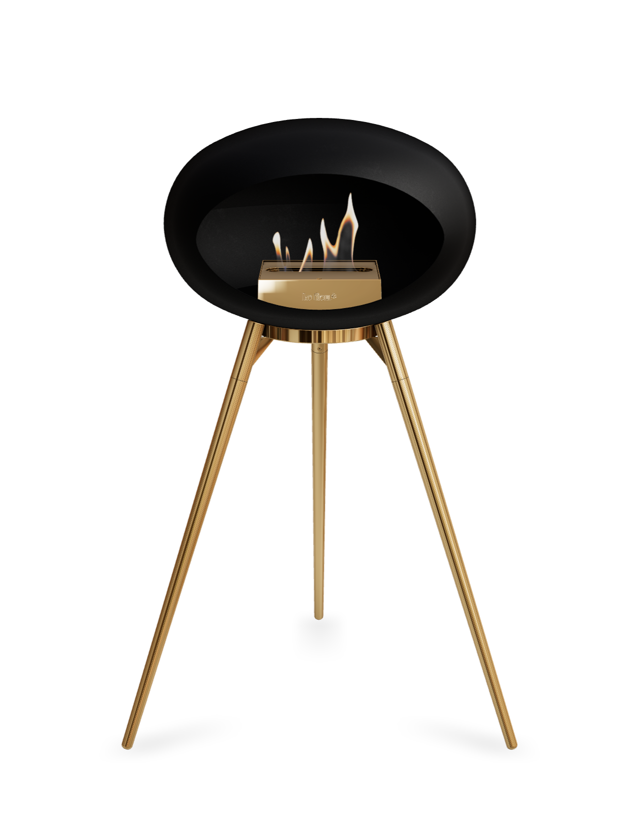 Le Feu Dome Ground High – Freestanding Bioethanol Fireplace (Classic 525)