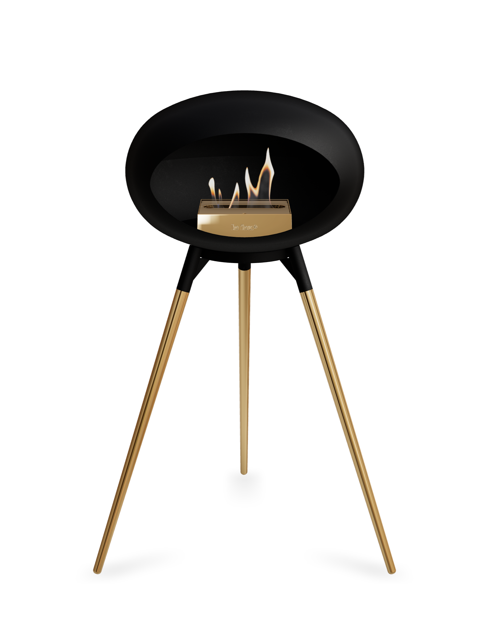 Le Feu Dome Ground High – Freestanding Bioethanol Fireplace (Classic 525)