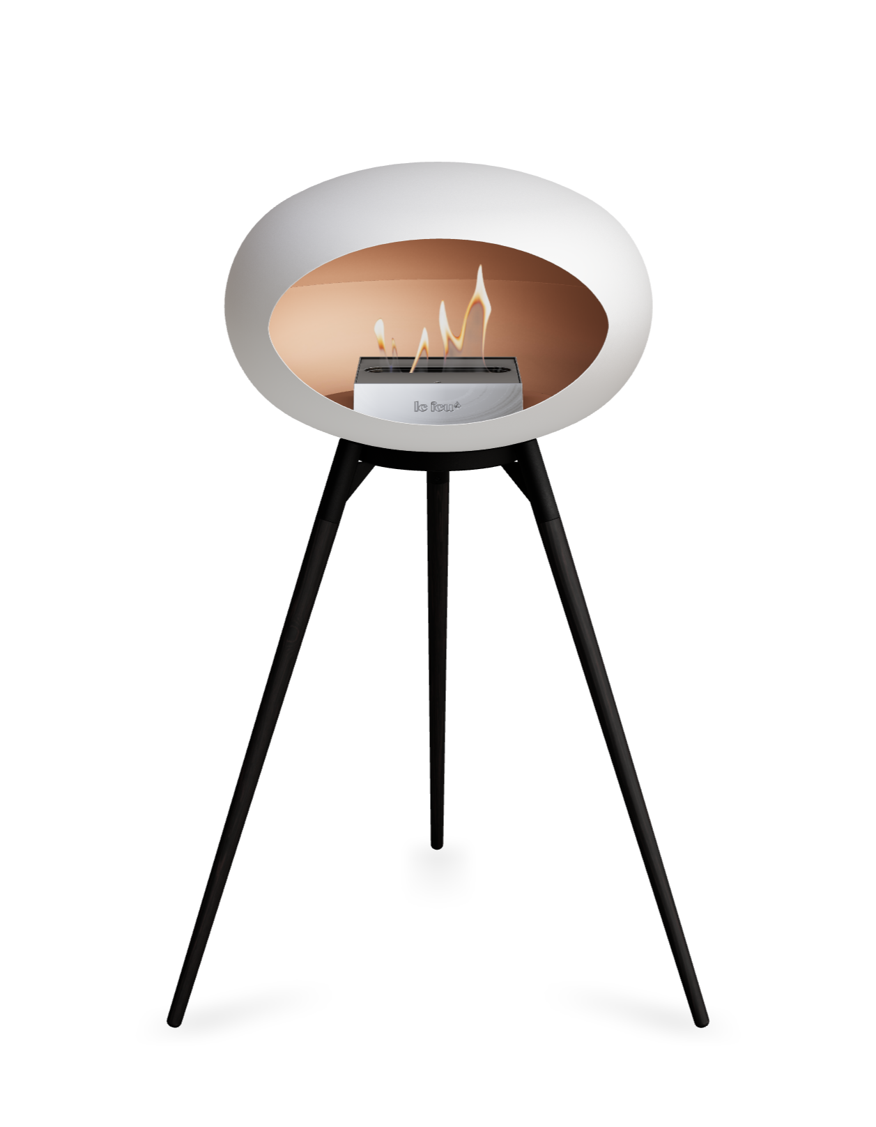 Le Feu Dome Ground High – Freestanding Bioethanol Fireplace (Classic 525)