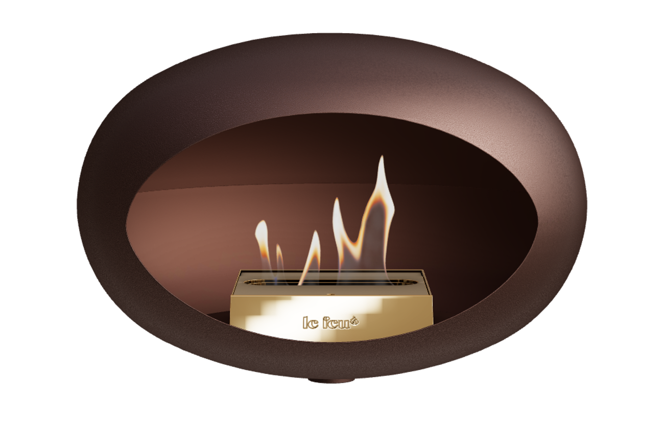 Le Feu Dome Wall – Bioethanol Wall-Mounted Fireplace Classic