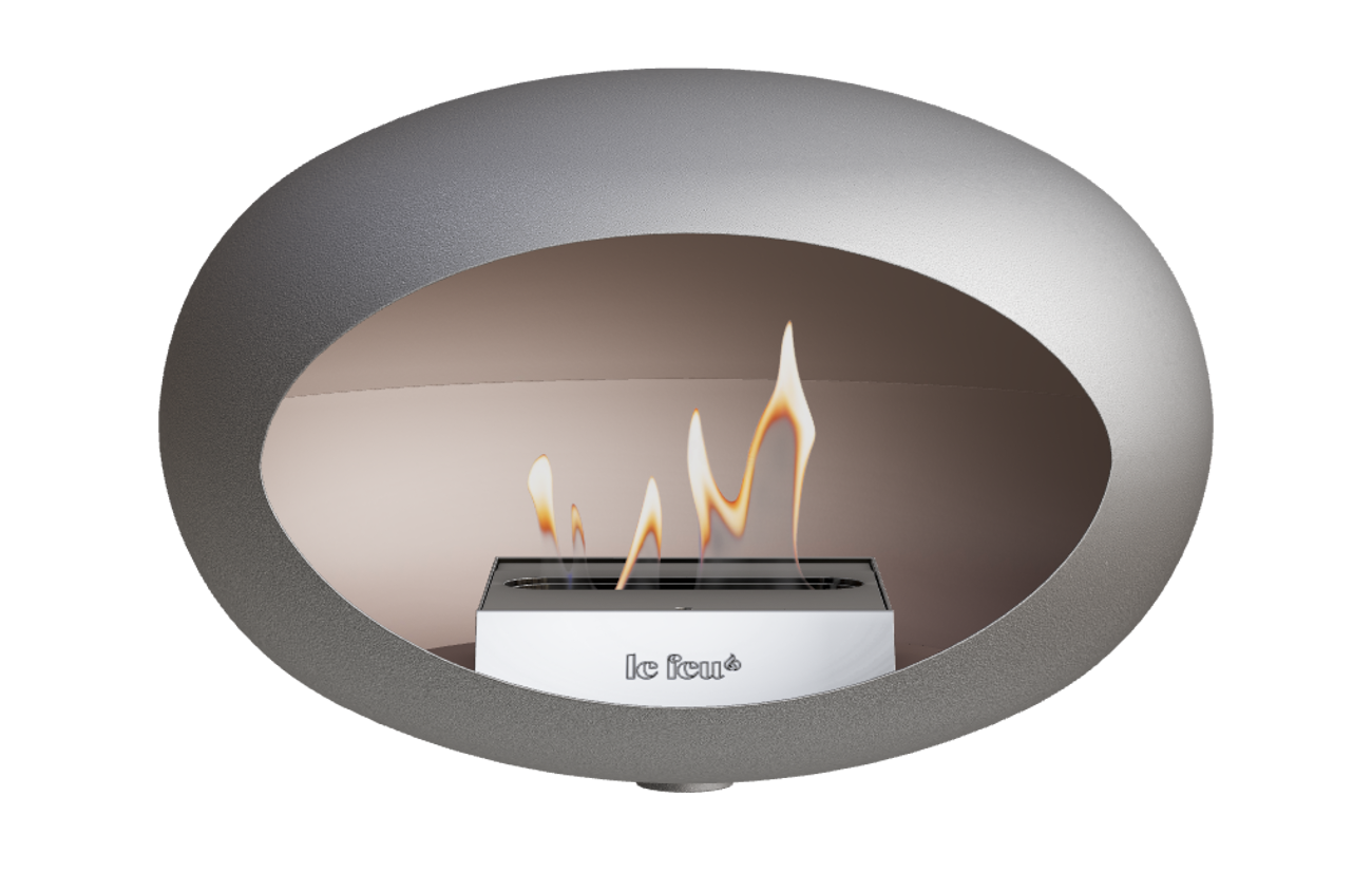Le Feu Dome Wall – Bioethanol Wall-Mounted Fireplace Classic