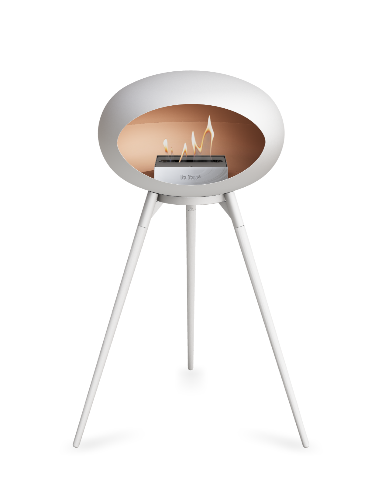 Le Feu Dome Ground High – Freestanding Bioethanol Fireplace (Classic 525)