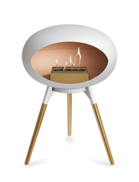 Le Feu Dome Ground Low – Freestanding Bioethanol Fireplace, Classic Size