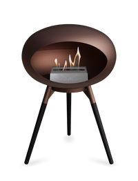 Le Feu Dome Ground Low – Freestanding Bioethanol Fireplace, Classic Size