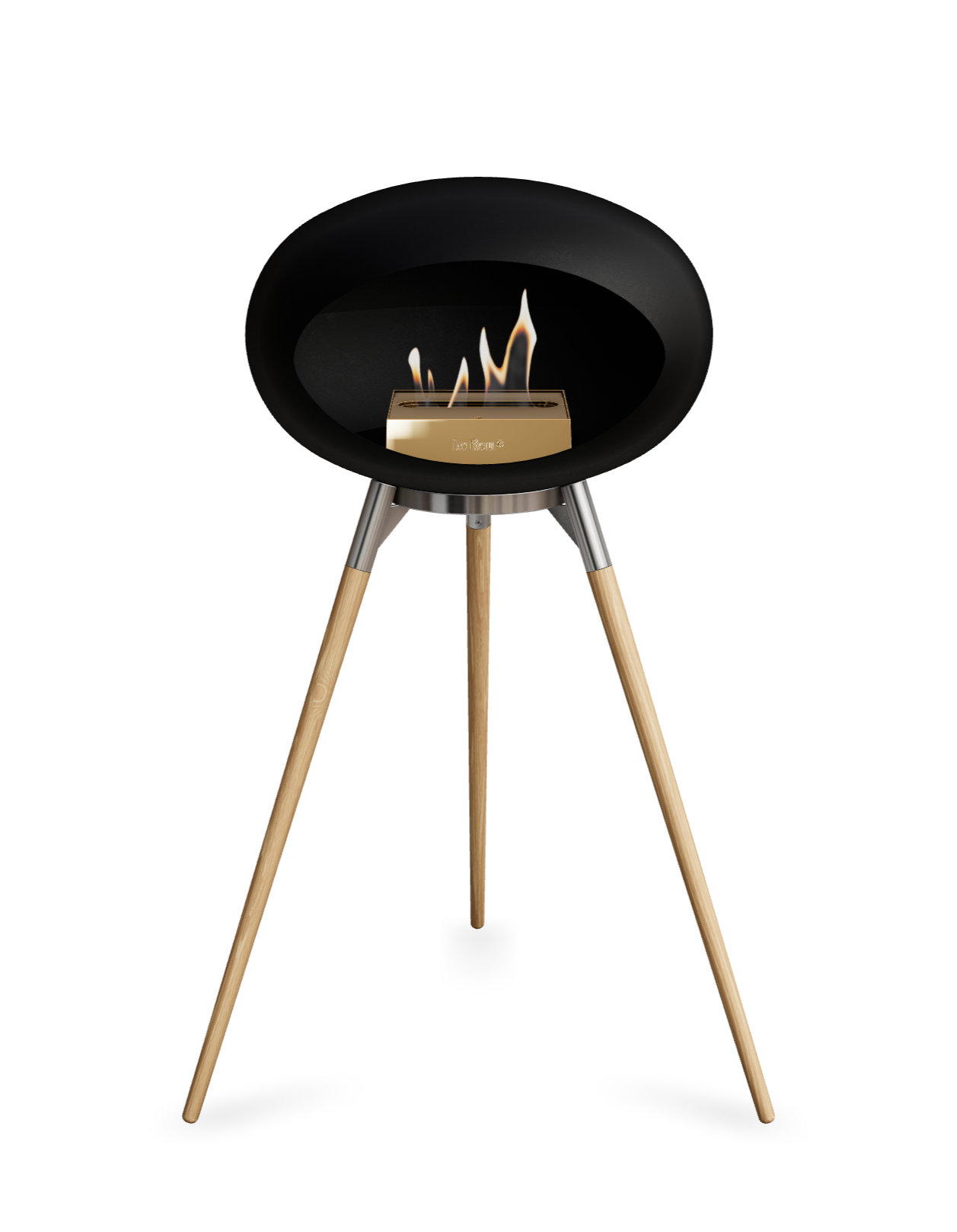 Le Feu Dome Ground High – Freestanding Bioethanol Fireplace (Classic 525)