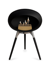Le Feu Dome Ground Low – Freestanding Bioethanol Fireplace, Classic Size