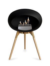 Le Feu Dome Ground Low – Freestanding Bioethanol Fireplace, Classic Size