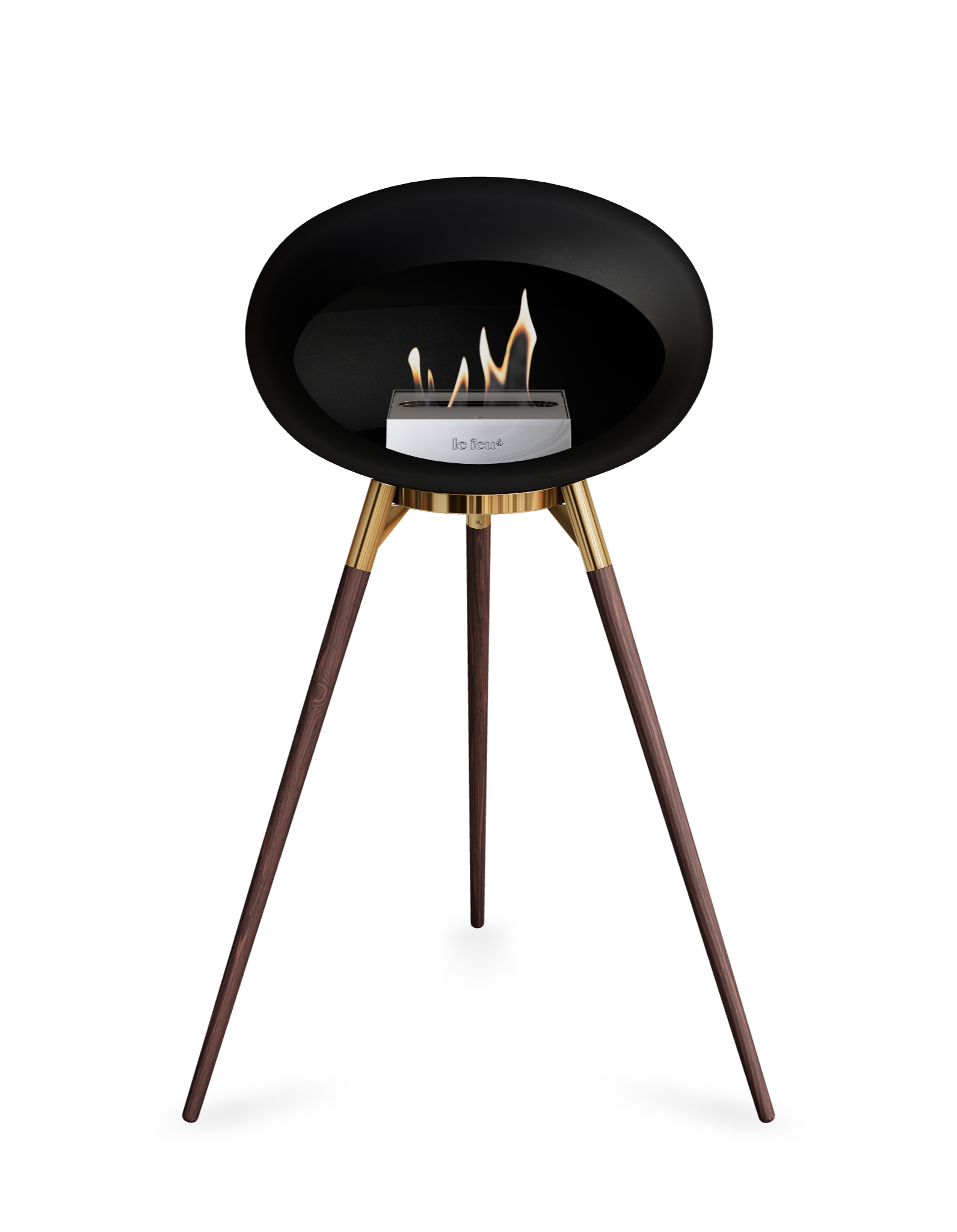 Le Feu Dome Ground High – Freestanding Bioethanol Fireplace (Classic 525)