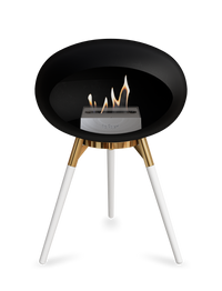 Le Feu Dome Ground Low – Freestanding Bioethanol Fireplace, Classic Size