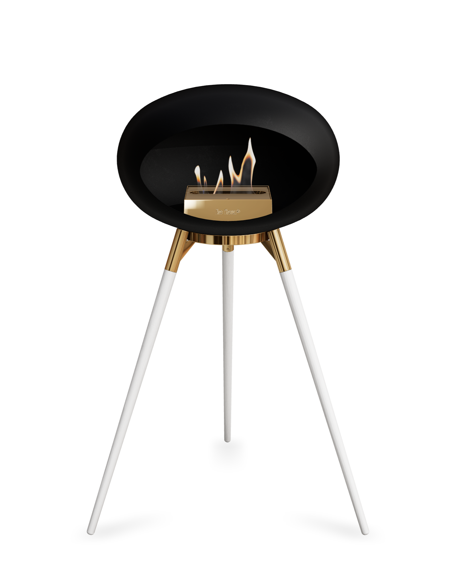 Le Feu Dome Ground High – Freestanding Bioethanol Fireplace (Classic 525)