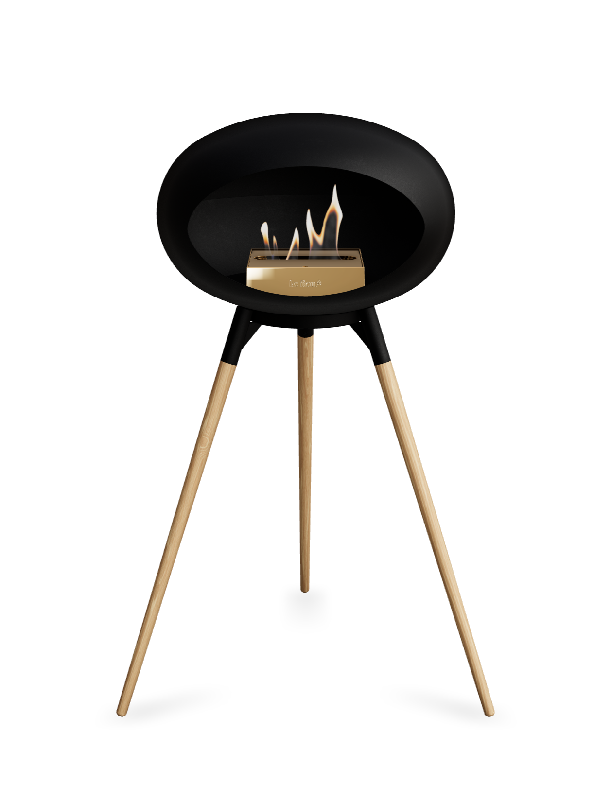 Le Feu Dome Ground High – Freestanding Bioethanol Fireplace (Classic 525)