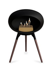 Le Feu Dome Ground Low – Freestanding Bioethanol Fireplace, Classic Size