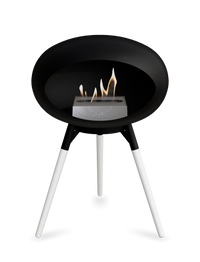 Le Feu Dome Ground Low – Freestanding Bioethanol Fireplace, Classic Size