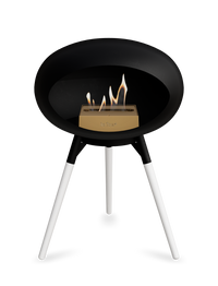 Le Feu Dome Ground Low – Freestanding Bioethanol Fireplace, Classic Size