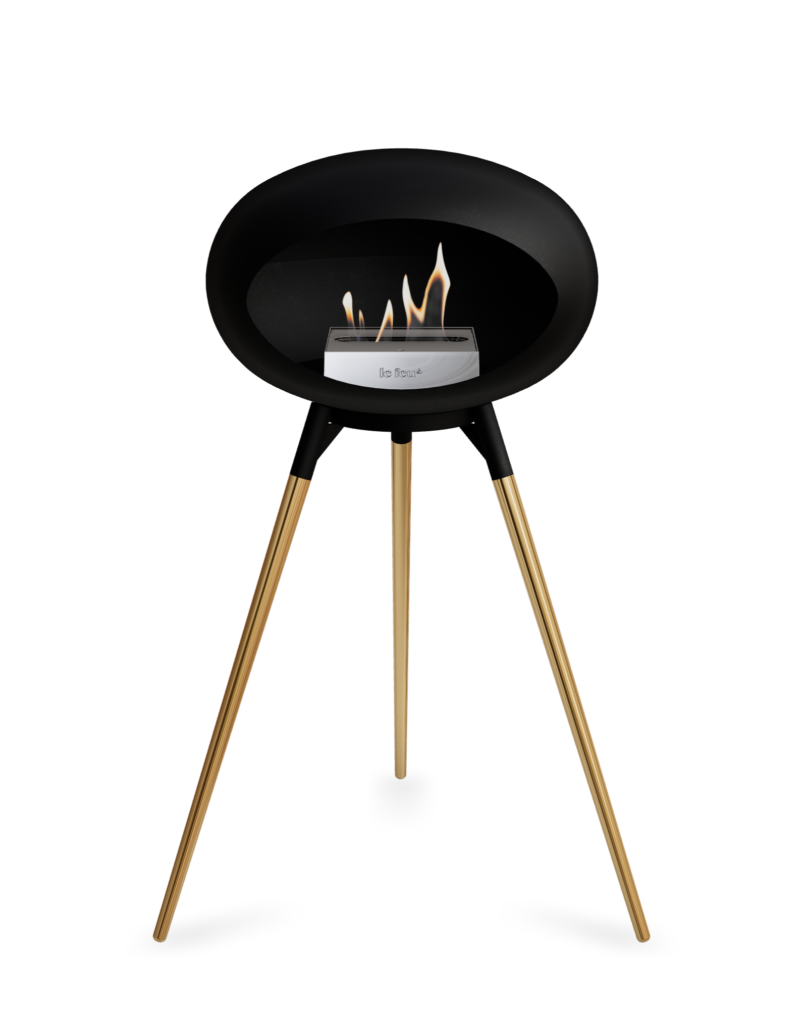 Le Feu Dome Ground High – Freestanding Bioethanol Fireplace (Classic 525)