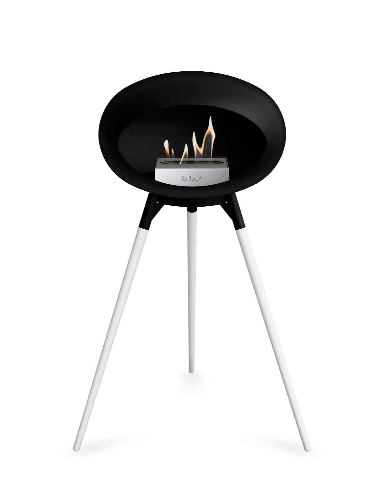 Le Feu Dome Ground High – Freestanding Bioethanol Fireplace (Classic 525)