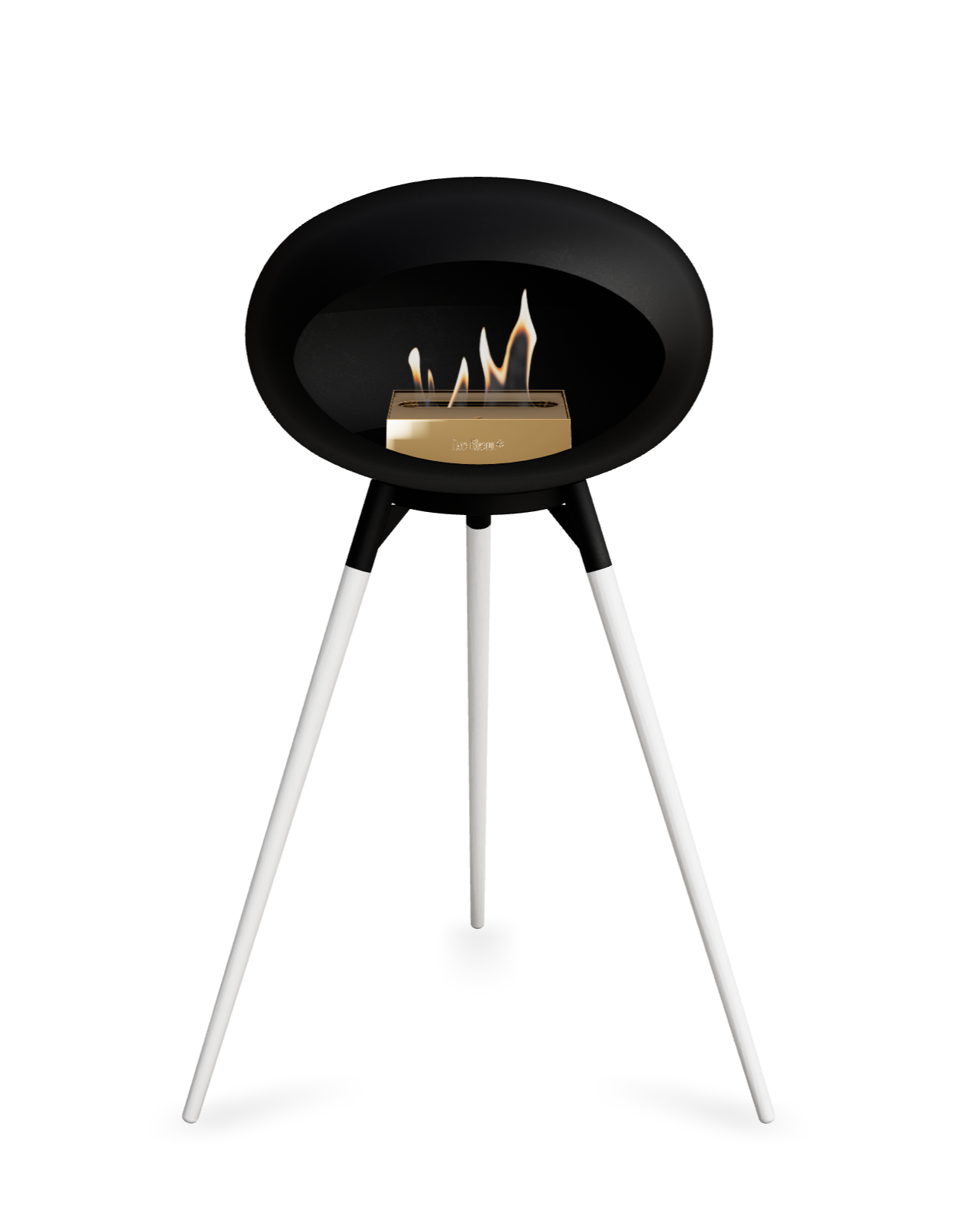 Le Feu Dome Ground High – Freestanding Bioethanol Fireplace (Classic 525)