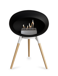 Le Feu Dome Ground Low – Freestanding Bioethanol Fireplace, Classic Size