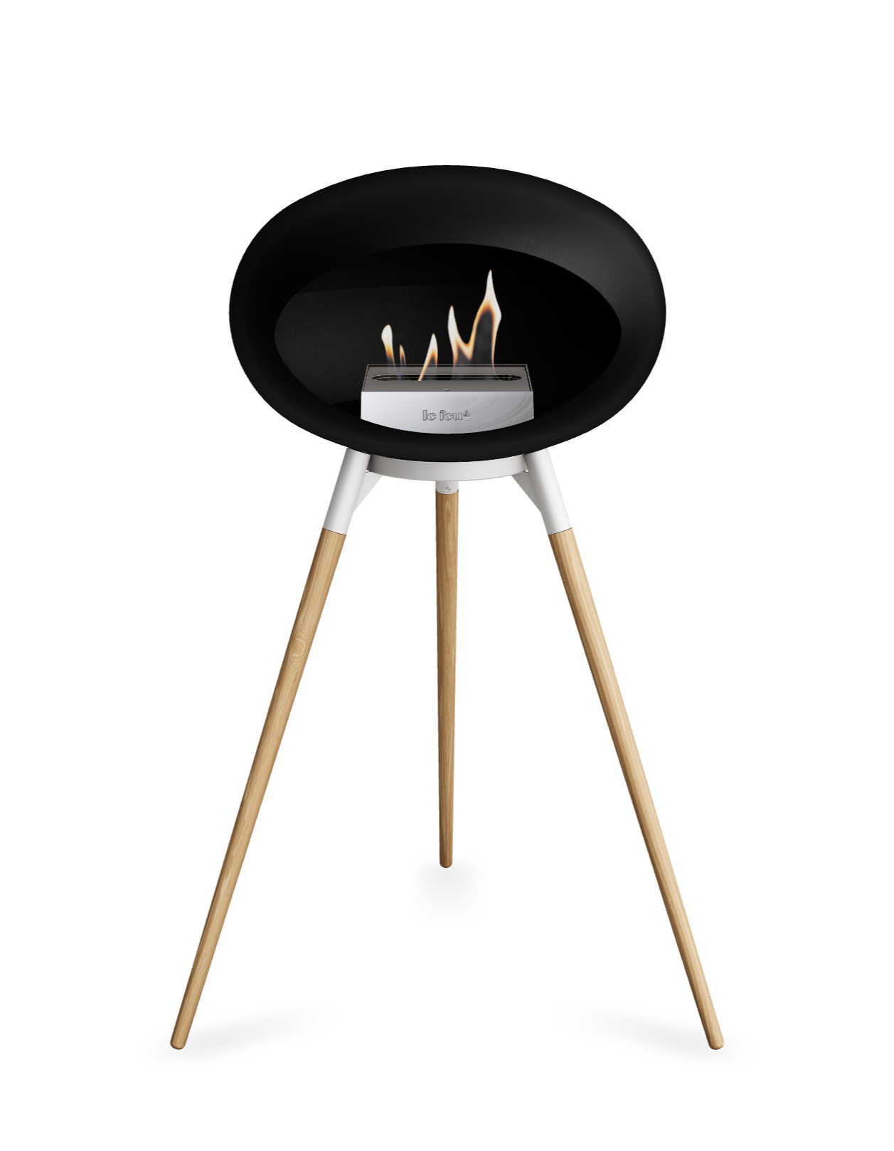 Le Feu Dome Ground High – Freestanding Bioethanol Fireplace (Classic 525)