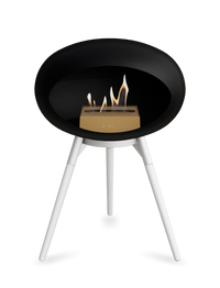 Le Feu Dome Ground Low – Freestanding Bioethanol Fireplace, Classic Size