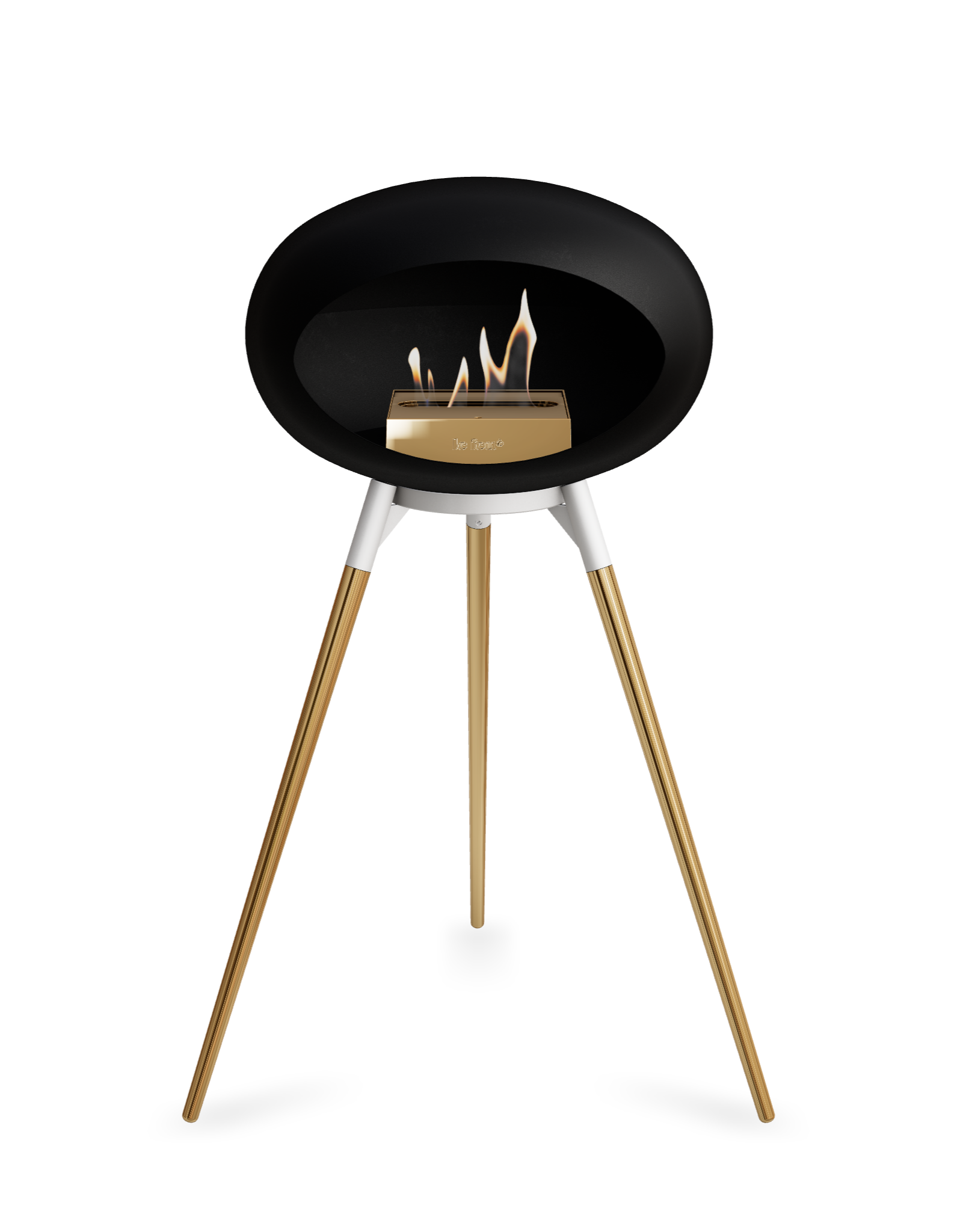 Le Feu Dome Ground High – Freestanding Bioethanol Fireplace (Classic 525)