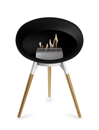 Le Feu Dome Ground Low – Freestanding Bioethanol Fireplace, Classic Size