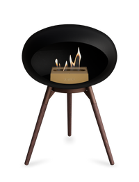Le Feu Dome Ground Low – Freestanding Bioethanol Fireplace, Classic Size
